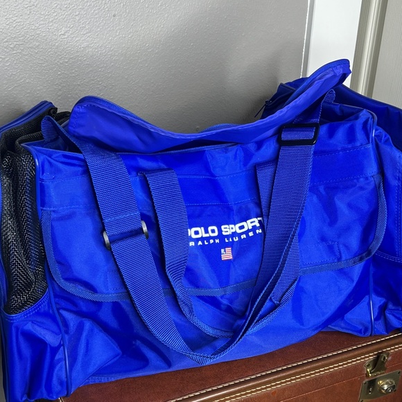 Polo Ralph Lauren Sport Blue Duffel Bag - Picture 12 of 12